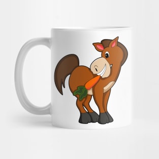 Horse with Carrot Mug